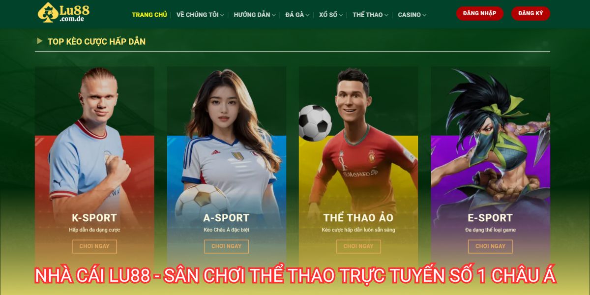 Nhà cái Lu88 - Sân chơi thể thao trực tuyến số 1 Châu Á